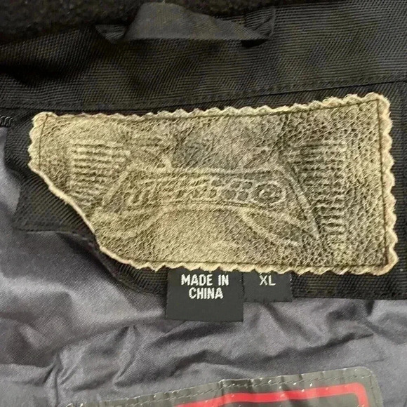 Mens Teknic Motorcycle Jacket Black Armored Size XL Waterproof - Picture 7 of 11